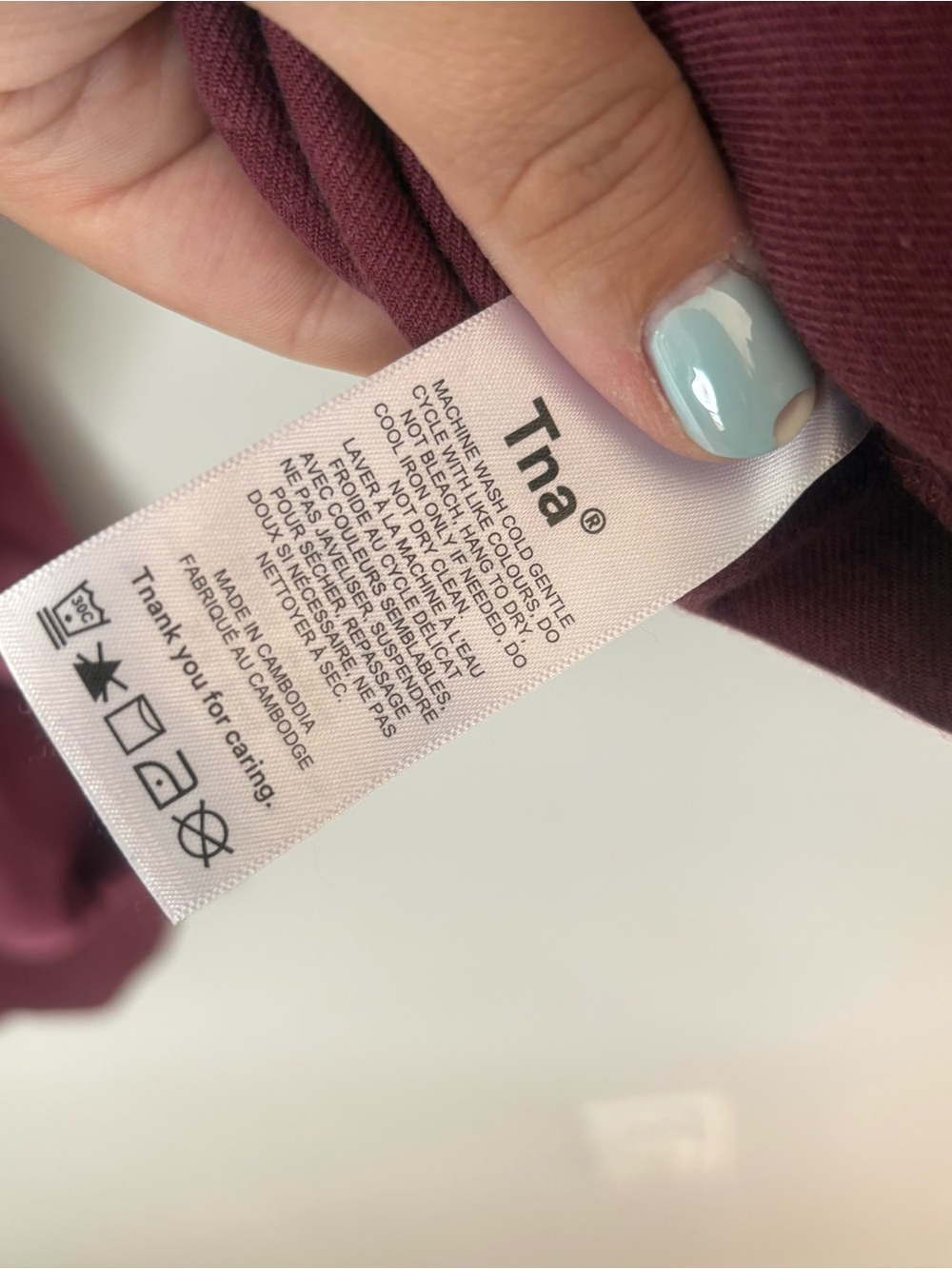 TNA by Aritzia Velour Pullover Hoodie — Size XL - Picture 5 of 6